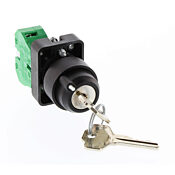 Селекторный переключатель: фиксированный, 22 мм, 2-позиционный, с ключом (PN# GCX3420)