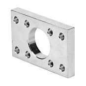 Фланцевая монтажная пластина: оцинкованная сталь, для цилиндров серии G диаметром 32 мм (PN# GFL-32MM)