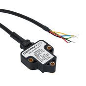 Датчик наклона: 2 оси, +/- 85 градусов, выход 4-20 мА, пигтейл (PN# GIB-XY-085-A-2A)