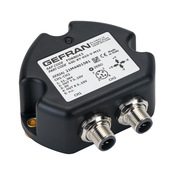 Датчик наклона: 2 оси, +/- 15 градусов, резервный выход 0-10 В постоянного тока, (2) 5-контактный быстроразъемный разъем M12 (PN# GIG-XY-015-V-M12)