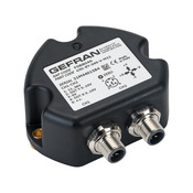 Датчик наклона: 2 оси, +/- 45 градусов, резервный выход 0-10 В постоянного тока, (2) 5-контактный быстроразъемный разъем M12 (PN# GIG-XY-045-V-M12)