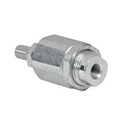 Самоустанавливающаяся муфта штока: оцинкованная сталь, резьба M10 X 1,25, для цилиндров серии G (PN# GRCP-M10-125)