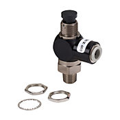 пневматический Ручной клапан: 3-ходовой (3-ходовой) (PN# GVP-3C1M2P-PB)