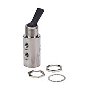 пневматический Ручной клапан: 3-ходовой (3-ходовой) (PN# GVS-3C0F-TD-SS)