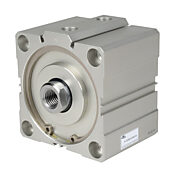 Пневматический цилиндр: компактный экструдированный, диаметр отверстия 100 мм, ход поршня 30 мм (PN# H100M030MD-M)