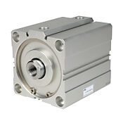 Пневматический цилиндр: компактный экструдированный, диаметр отверстия 100 мм, ход 75 мм (PN# H100M075MD-M)