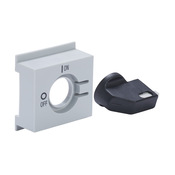 поворотная Рукоятка: пистолет, черная/серая, для корпусов выключателей Merz ML1, устанавливаемых на DIN-рейку (PN# H10B)