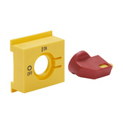 поворотная Рукоятка: пистолетная, красная/желтая, для корпусов выключателей Merz ML1, устанавливаемых на DIN-рейку (PN# H10R)