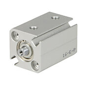 Пневматический цилиндр: компактный экструдированный, диаметр отверстия 12 мм, ход 10 мм (PN# H12M010MD-M)