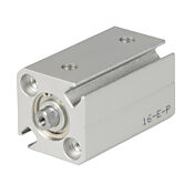 Пневматический цилиндр: компактный экструдированный, диаметр отверстия 12 мм, ход поршня 15 мм (PN# H12M015MD-M)