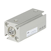 Пневматический цилиндр: компактный экструдированный, диаметр отверстия 12 мм, ход поршня 30 мм (PN# H12M030MD-M)