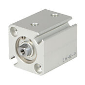 Пневматический цилиндр: компактный экструдированный, диаметр отверстия 16 мм, ход поршня 5 мм (PN# H16M005MD-M)