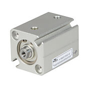 Пневматический цилиндр: компактный экструдированный, диаметр отверстия 16 мм, ход 10 мм (PN# H16M010MD-M)