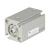 Пневматический цилиндр: компактный экструдированный, диаметр отверстия 16 мм, ход поршня 20 мм (PN# H16M020MD-M)