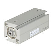 Пневматический цилиндр: компактный экструдированный, диаметр отверстия 16 мм, ход 40 мм (PN# H16M040MD-M)