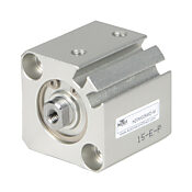 Пневматический цилиндр: компактный экструдированный, диаметр отверстия 20 мм, ход поршня 5 мм (PN# H20M005MD-M)