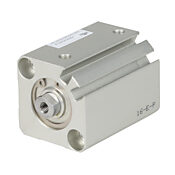 Пневматический цилиндр: компактный экструдированный, диаметр отверстия 20 мм, ход поршня 20 мм (PN# H20M020MD-M)