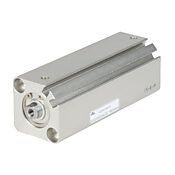 Пневматический цилиндр: компактный экструдированный, диаметр отверстия 20 мм, ход 75 мм (PN# H20M075MD-M)