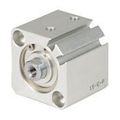 Пневматический цилиндр: компактный экструдированный, диаметр отверстия 25 мм, ход поршня 5 мм (PN# H25M005MD-M)