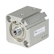 Пневматический цилиндр: компактный экструдированный, диаметр отверстия 25 мм, ход 10 мм (PN# H25M010MD-M)