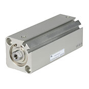 Пневматический цилиндр: компактный экструдированный, диаметр отверстия 25 мм, ход поршня 75 мм (PN# H25M075MD-M)