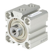 Пневматический цилиндр: компактный экструдированный, диаметр отверстия 32 мм, ход поршня 5 мм (PN# H32M005MD-M)