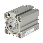 Пневматический цилиндр: компактный экструдированный, диаметр отверстия 32 мм, ход поршня 25 мм (PN# H32M025MD-M)