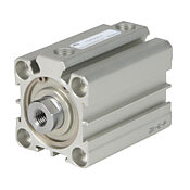 Пневматический цилиндр: компактный экструдированный, диаметр отверстия 32 мм, ход поршня 30 мм (PN# H32M030MD-M)