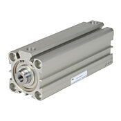 Пневматический цилиндр: компактный экструдированный, диаметр отверстия 32 мм, ход 100 мм (PN# H32M100MD-M)