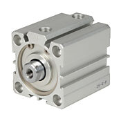 Пневматический цилиндр: компактный экструдированный, диаметр отверстия 40 мм, ход поршня 20 мм (PN# H40M020MD-M)