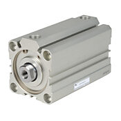 Пневматический цилиндр: компактный экструдированный, диаметр отверстия 50 мм, ход поршня 75 мм (PN# H50M075MD-M)