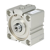 Пневматический цилиндр: компактный экструдированный, диаметр отверстия 63 мм, ход поршня 5 мм (PN# H63M005MD-M)