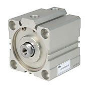 Пневматический цилиндр: компактный экструдированный, диаметр отверстия 63 мм, ход поршня 25 мм (PN# H63M025MD-M)