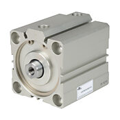 Пневматический цилиндр: компактный экструдированный, диаметр отверстия 63 мм, ход 40 мм (номер по каталогу H63M040MD-M)