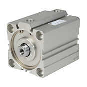 Пневматический цилиндр: компактный экструдированный, диаметр отверстия 63 мм, ход поршня 50 мм (PN# H63M050MD-M)