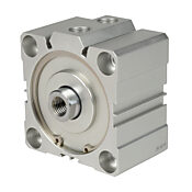 Пневматический цилиндр: компактный экструдированный, диаметр отверстия 80 мм, ход 10 мм (PN# H80M010MD-M)