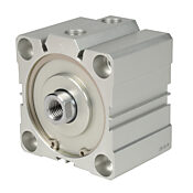 Пневматический цилиндр: компактный экструдированный, диаметр отверстия 80 мм, ход поршня 20 мм (PN# H80M020MD-M)