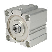 Пневматический цилиндр: компактный экструдированный, диаметр отверстия 80 мм, ход поршня 25 мм (PN# H80M025MD-M)