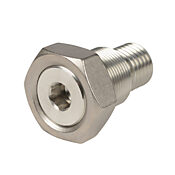 Переходник с наружной резьбой цилиндра: нержавеющая сталь, резьба M26 x 1,5, для цилиндров 100 мм серии H (PN# HMA-100M)