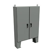 Корпус: 60 x 48 x 10 дюймов, напольное крепление, углеродистая сталь (PN# HN4FM604810)