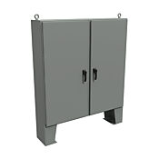 Корпус: 60 x 60 x 12 дюймов, напольное крепление, углеродистая сталь (PN# HN4FM606012)