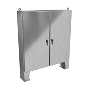 Корпус: 72 x 72 x 12 дюймов, напольное крепление, нержавеющая сталь 304 (PN# HN4FM727212SS)