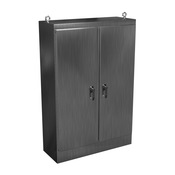 Корпус: 72 x 48 x 18 дюймов, отдельно стоящий, нержавеющая сталь 304 (PN # HN4FS724818SS)