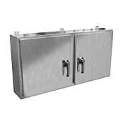 Корпус: 24 x 48 x 8 дюймов, настенное крепление, нержавеющая сталь 304 (PN# HN4WM24488SS)