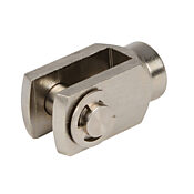 Вилка штока цилиндра: сталь с покрытием, резьба M8 x 1,25, для цилиндров 20 мм серии H (PN# HRC-20M)