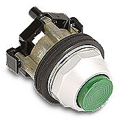 Кнопка 30 мм: без фиксации, зеленая (PN# HT8ABG)