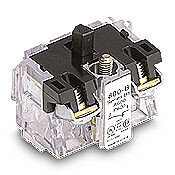 Контактный блок: запасной, (1) размыкающий контакт(ы), для кнопок и переключателей серии HT800. (PN# HT8B)