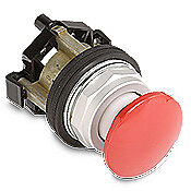 Кнопка 30 мм: нажмите, чтобы зафиксировать, потяните, чтобы сбросить, красная (PN # HT8CBR)