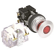 Кнопка 30 мм: нажмите, чтобы зафиксировать, потяните, чтобы сбросить, красная (PN# HT8FBRAF3)