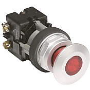 Кнопка 30 мм: нажмите, чтобы зафиксировать, потяните, чтобы сбросить, красная (PN# HT8FBRV3)